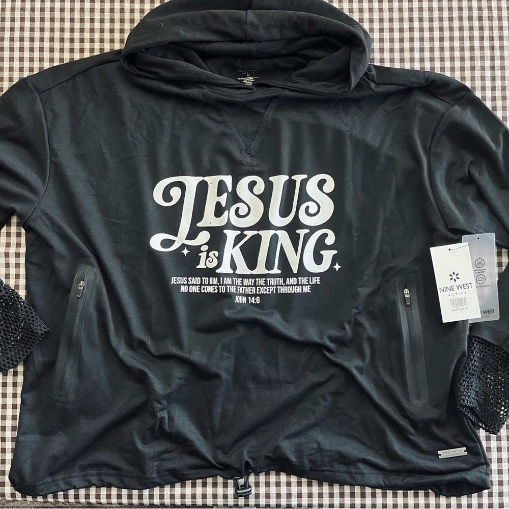 Christian Women’s Hoodie Sweatshirt - Size 1X, Brand New